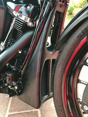 TM Chin Spoiler Harley Touring Street Glide Road King 2017-2024 M8 CHROME