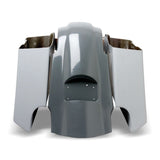 Extended saddlebags w/ Dual Cut Stretched Rear Fender For Harley Touring 09-22