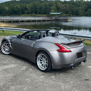 TM Ducktail Trunk Spoiler For Nissan 370Z Coupe 09-2020 Rear Wing Spoiler BLACK
