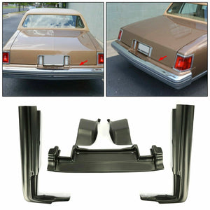 1976-1979 Cadillac Seville Rear Body Bumper Fillers Extensions Panels Moldings