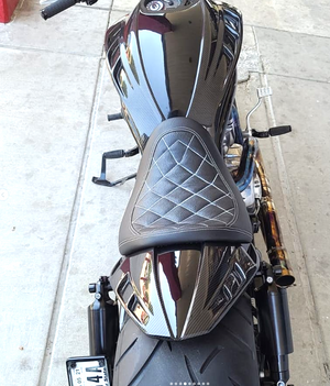 TM 240-360 Wide Rear Fender Fits Harley V Rod VRSC Night Rod 07-17 CARBON FIBER