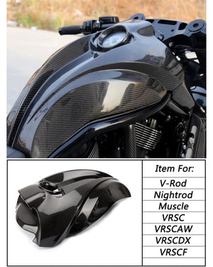 TM Airbox Tank Cover Fits Harley V Rod Night Rod VRSC NRS 2002-2017 CHROME