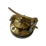 Custom gas fuel petrol tank cap lid brass cast Harley Bobber Chopper Hot Rat Rod - RIDER PITSTOP