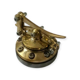 Custom gas fuel petrol tank cap lid brass cast Harley Bobber Chopper Hot Rat Rod - RIDER PITSTOP