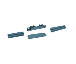 TM For Cadillac Fleetwood Brougham DeVille 1980-92 License Plate Molding BLACK