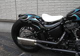 CHOPPED BOBBER SHORT REAR FENDER 2018 2019 2023 HARLEY SOFTAIL STREET BOB FXBB