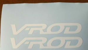 TM Decals Stickers Fits Harley V Rod Night Rod Rear Fender Graphics Kit WHITE