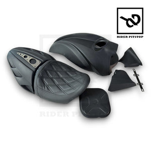 TM Airbox Cover Rear Fender Seat Fits Harley V Rod Night Rod 07-17 + Trim BLACK