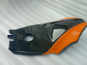 TM Seat Rear Fender Fits Harley V Rod Night Rod Muscle 07-17 CARBON FIBER+ORANGE