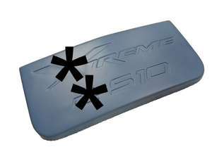 TM For Chevrolet S10 Xtreme 98-03 Front Bumper License Plate Filler CARBON FIBER