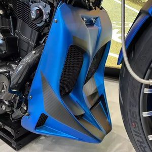 TM Fits Harley V Rod VRSC VRSCA VRSCDX 2002-17 Radiator Cover Panel CARBON FIBER