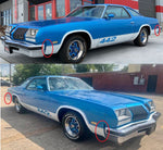 Front & Rear Left Right Side Bumper 1/4 Quarter Fillers 1976 1977 Oldsmobile Cutlass 442 2dr 4dr