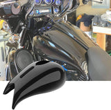 Stretched Gas Tank Covers Shrouds Extensions For Harley Davidson touring Street Road Glide King 2008-2023
