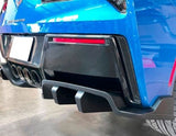 Rear Fiberglass Diffuser Lips for 2014 2015 2016 Corvette C7 Z51 Stingray