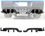 Rear Fiberglass Diffuser Lips for 2014 2015 2016 Corvette C7 Z51 Stingray