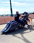 "Insane" Series Saddlebags (Pair Only) For 09-22 Harley Touring Bagger Road Street Glide King CVO