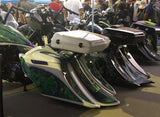 "Insane" Series Saddlebags (Pair Only) For 09-22 Harley Touring Bagger Road Street Glide King CVO