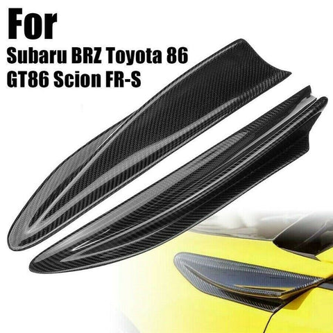 Side Fender Fins Vents Fits Subaru BRZ Toyota 86 GT86 Scion FR-S