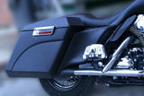 Gedehnt Verlängerte Seite Bezüge 96-08 Harley Touring Bagger Roadking FLHR CVO