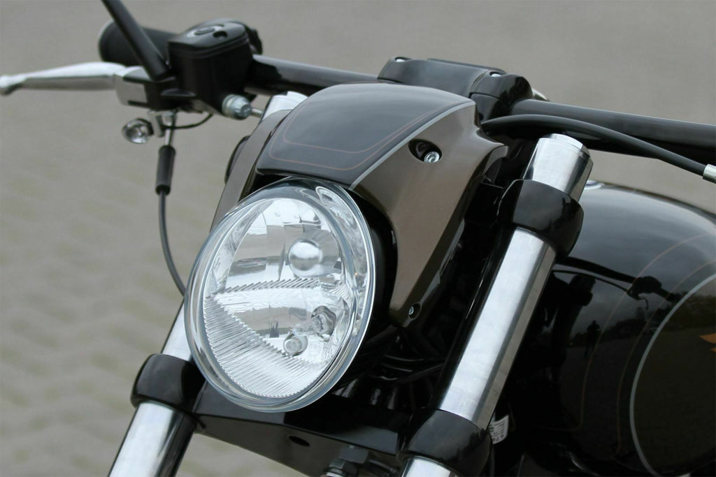 Purchase Headlight Fairing Mask Front Cowl Visor Unpainted Black For Harley Sportster 7M in HK Purchase Headlight Fairing Mask Front Cowl Visor Unpainted Black For Harley Sportster 7M in HK