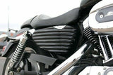 RIBBED BOBBER OIL TANK BATTERY SIDE COVERS 14+ HARLEY SPORTSTER IRON 72 48 XL