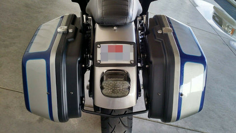FXRT Clamshell Saddlebags Pannier Harley M8 Street Fat Bob Low Rider Sport Glide