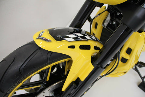 Personalizzato Corto Tritato Anteriore FENDER Harley V-Rod Nrs Notte Asta Muscle