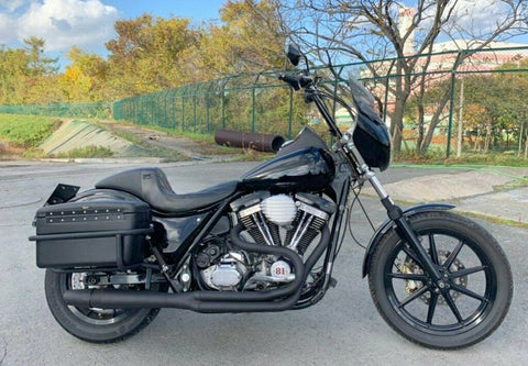 Anneau De Garniture De Phare De Moto Noir 5.75 ''pour Harley Sportster Iron  XL 883 1200 Dyna Softail Street Bob Décorer (Color : Black) : :  Auto et Moto