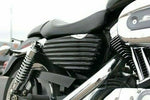 Bobber Batterie Werkzeugkasten Bezüge 04-12 Harley Sportster 48 883 Eisen XL