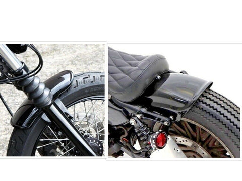 Vorne & Hinter Kurz Geschnitten / Kotflügel Für Harley Sportster 04-06 10-UP