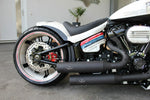 Batterie Seite Bezüge 18 + Harley Softail M8 Breakout Fat Junge Fxdr Strasse Bob