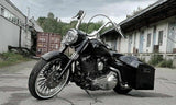 Estirado Extendido 5GAL Tanque Sudarios/Cubiertas 96-08 Harley Bagger Carretera