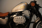 CAFE RACER AIR CLEANER FILTER COVER - 04-15 HARLEY DAVIDSON SPORTSTER IRON883 48