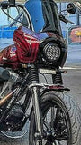 T-Sport Quarter Scheinwerfer Verkleidung Harley M8 Sport Schiebe Strasse Fat