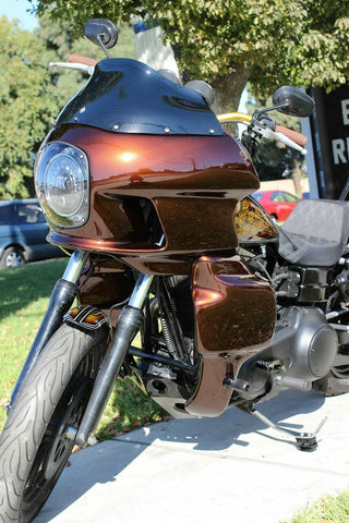 Lower Fairings Harley FXR Dyna Cali Club Style Street Bob Super Glide Wheelie - RIDER PITSTOP
