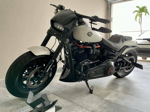 Headlight Front Fairing Mask Cowl 2018+ Harley Milwaukee 8 Softail Fat Bob FXFB