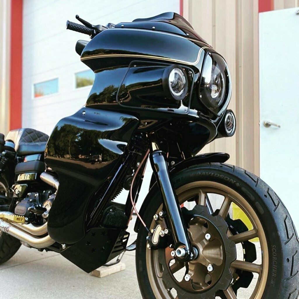 TCMT Lower Vented Leg Fairings For Harley Touring Street Glide Road King 1989-2013 – ABS Plastic – Pair