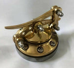 Maßgefertigt Gas Benzin Tank Kappe Deckel Messing Guss Harley Bobber Chopper Hot