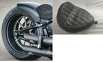 GLOSS BLACK REAR FENDER SEAT 18-21 HARLEY M8 SOFTAIL FAT BOY FLFB BREAKOUT FXBR