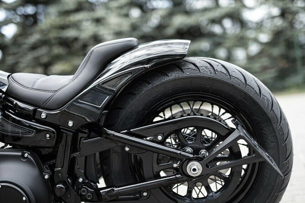 Low Rider S Rear Fender Custom Short Rear Fender 2018+ Harley M8 Softail Fat Bob FXFB Low Rider FXLR ...