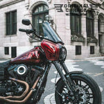 T-Sport Quarter Scheinwerfer Verkleidung Harley Wide Super Schiebe Strasse Fat