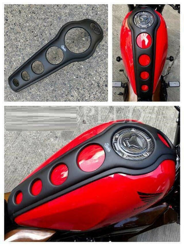 Custom Bobber GAS Fuel Petrol OIL TANK COVER DASH For Honda Rebel 300 & 500 Cmx