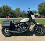 FXRP Police Saddlebags Pannier Harley Sportster Iron 883 1200 48 72 Nightster