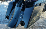 STRETCHED EXTENDED SADDLEBAGS REAR FENDER HARLEY TOURING BAGGER FLHX FLTR FLHR