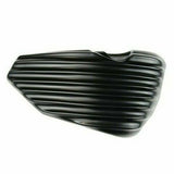 Gerippt Bobber Öl Tank Batterie Seite Bezüge 14 + Harley Sportster Eisen 72 48