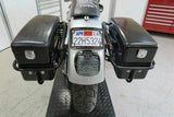 FXRP Police Saddlebags Pannier Harley M8 Street Fat Bob Low Rider Sport Glide