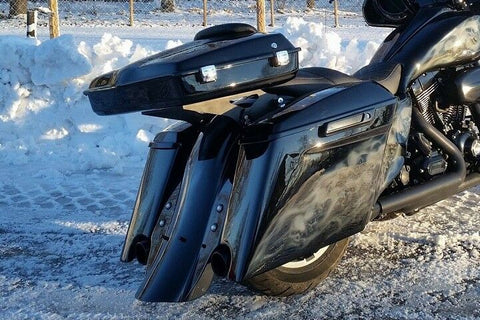 Elasticizzato Posteriore FENDER 9-13 Harley Davidson Touring Bagger Modelli Via