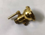 Messing Gas Benzin Tank Petcock Wasserhahn Chopper Bobber Harley BSA Triumph Hot