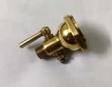 Messing Gas Benzin Tank Petcock Wasserhahn Chopper Bobber Harley BSA Triumph Hot