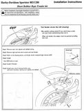 Anteriore & Posteriore Caschetto/Corto Parafanghi Per Harley Davidson 04-06